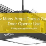 How Many Amps Does A 3 4 Hp Garage Door Opener Use