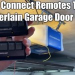 How To Connect Chamberlain Garage Door Opener Car Without Remote